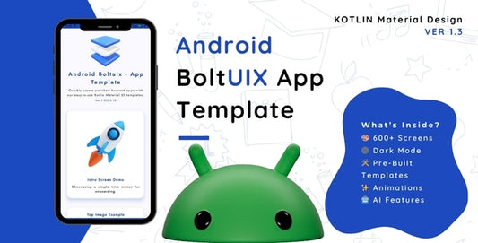 Android Boltuix - Kotlin App Template with AI features (ver 3.0)