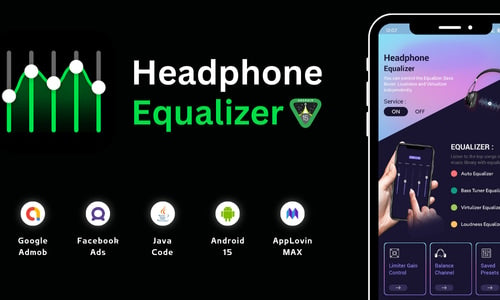 Headphone Equalizer with AdMob Ads Android