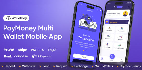 PayWallet - Multi Wallet Mobile App